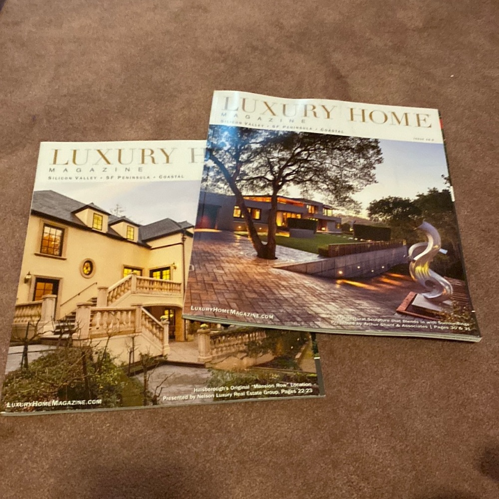 Bundle of 2 Luxury Home Magazines